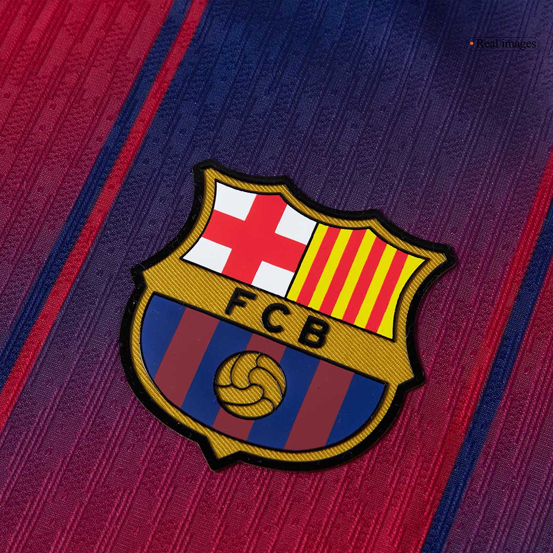 Játékos Barcelona Otthon Soccer Mez 2025/26 Piros&Kék