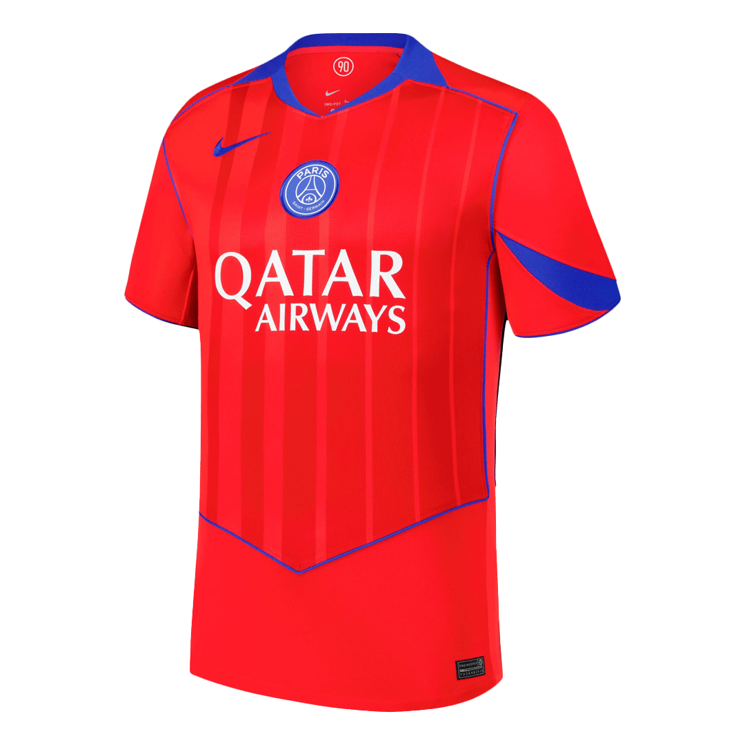 G.RAMOS #9 PSG Idegenbeli Harmadik Mez 2025/26 Piros