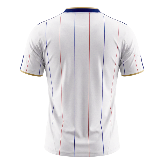 Franciaország Idegenbeli Retro Futball Mez 2010 Fehér