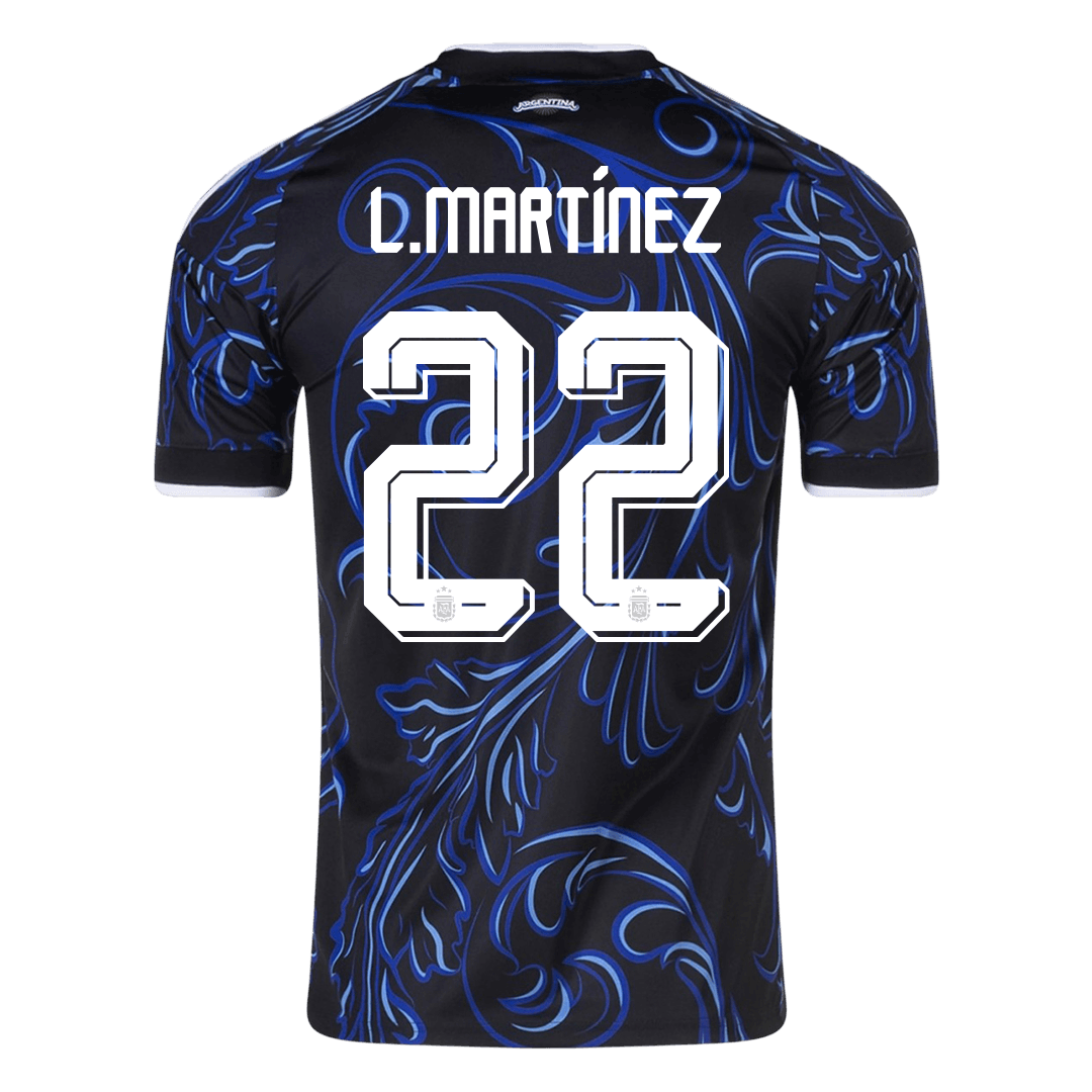 L. MARTÍNEZ #22 Argentína Idegenbeli Mez 2026 Fekete
