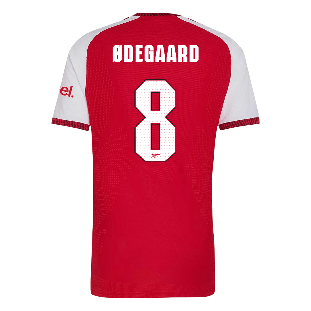 ØDEGAARD #8 Arsenal Játékos Verzió Hazai Mez 2026/27 Piros - UCL