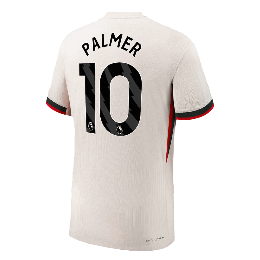 PALMER #10 Játékos Chelsea Idegenbeli Soccer Mez 2025/26 Fehér