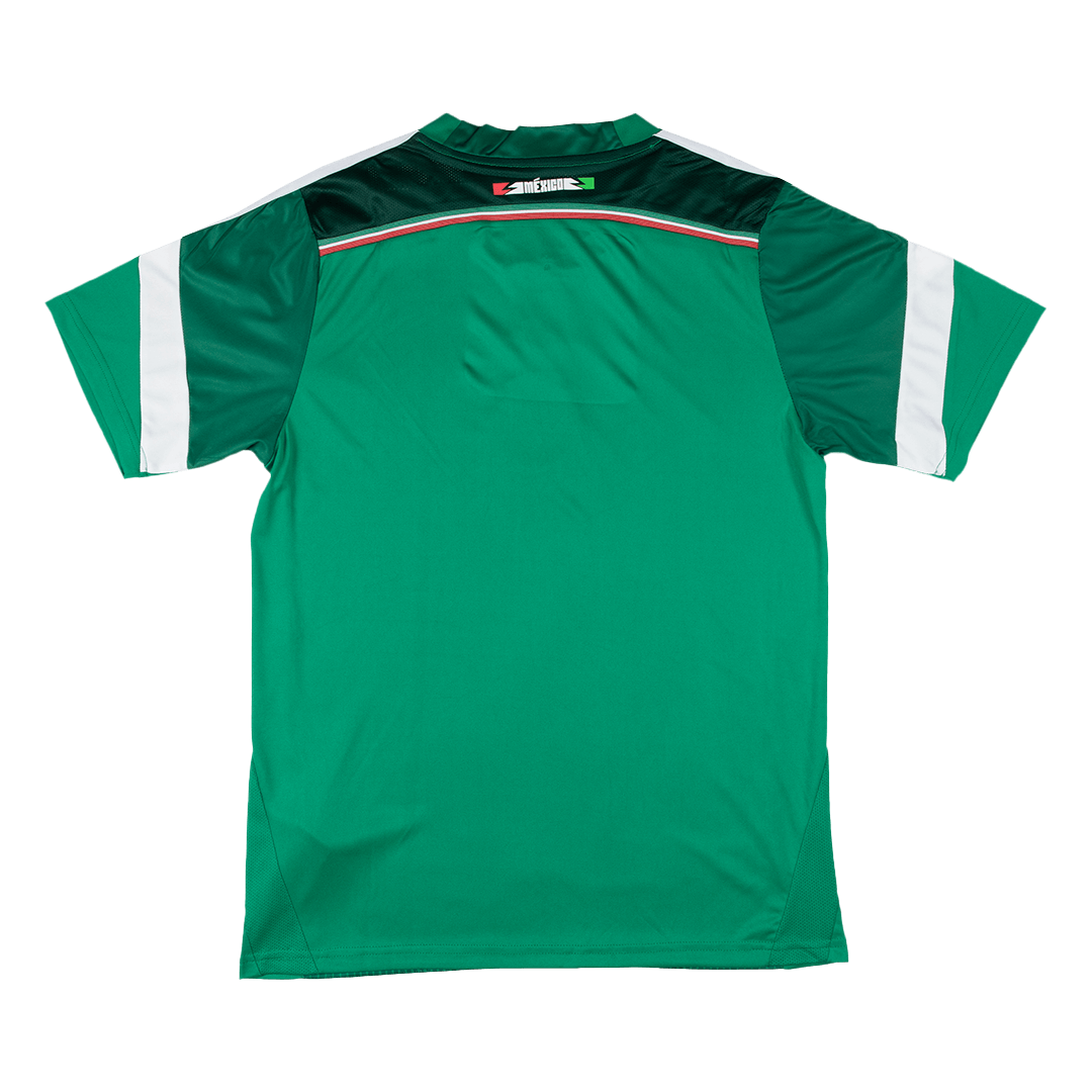 Mexikó Otthon Retro Futball Mez 2014 Zöld
