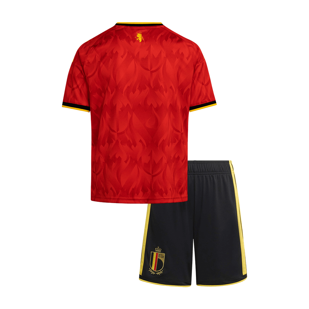 Belgium Gyerek Hazai Világbajnoki Mez Készlet(Mez+Nadrág) Világbajnoki 2026 Piros