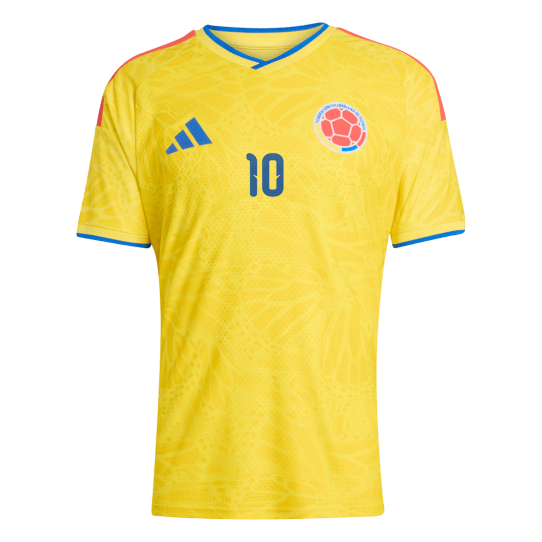 Játékos Verzió JAMES #10 Kolumbia Hazai Mez 2026 Sárga