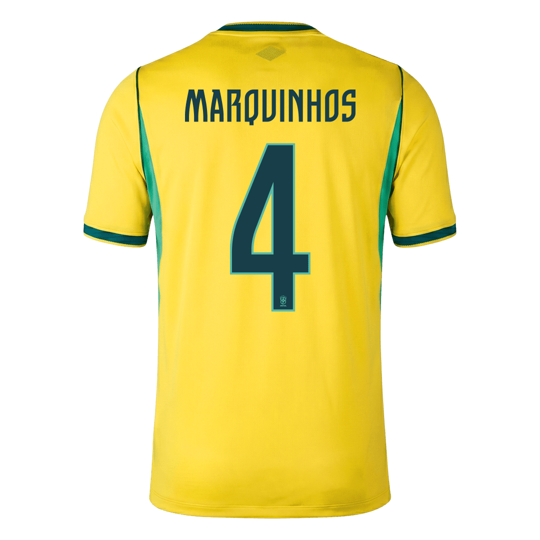MARQUINHOS #4 Brazília Hazai Mez 2026 Sárga