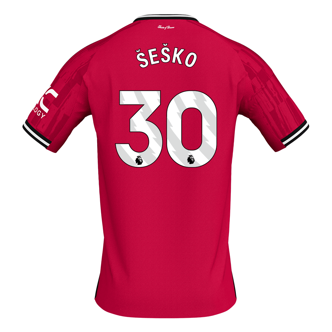 ŠEŠKO #30 Manchester United
Otthon Futball Mez 2025/26 Piros