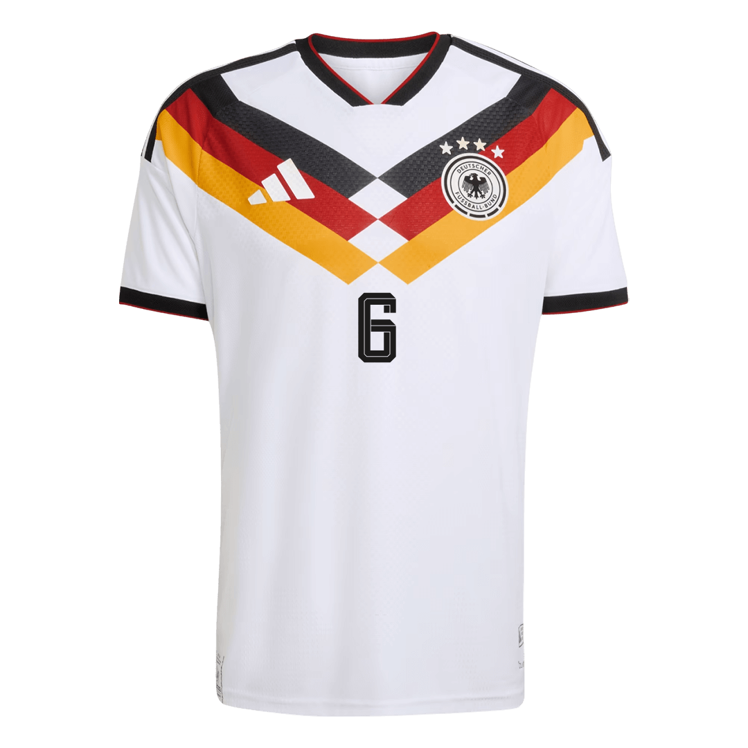 Játékos Verzió KIMMICH #6 Németország Hazai Világbajnoki Mez 2026 Fehér