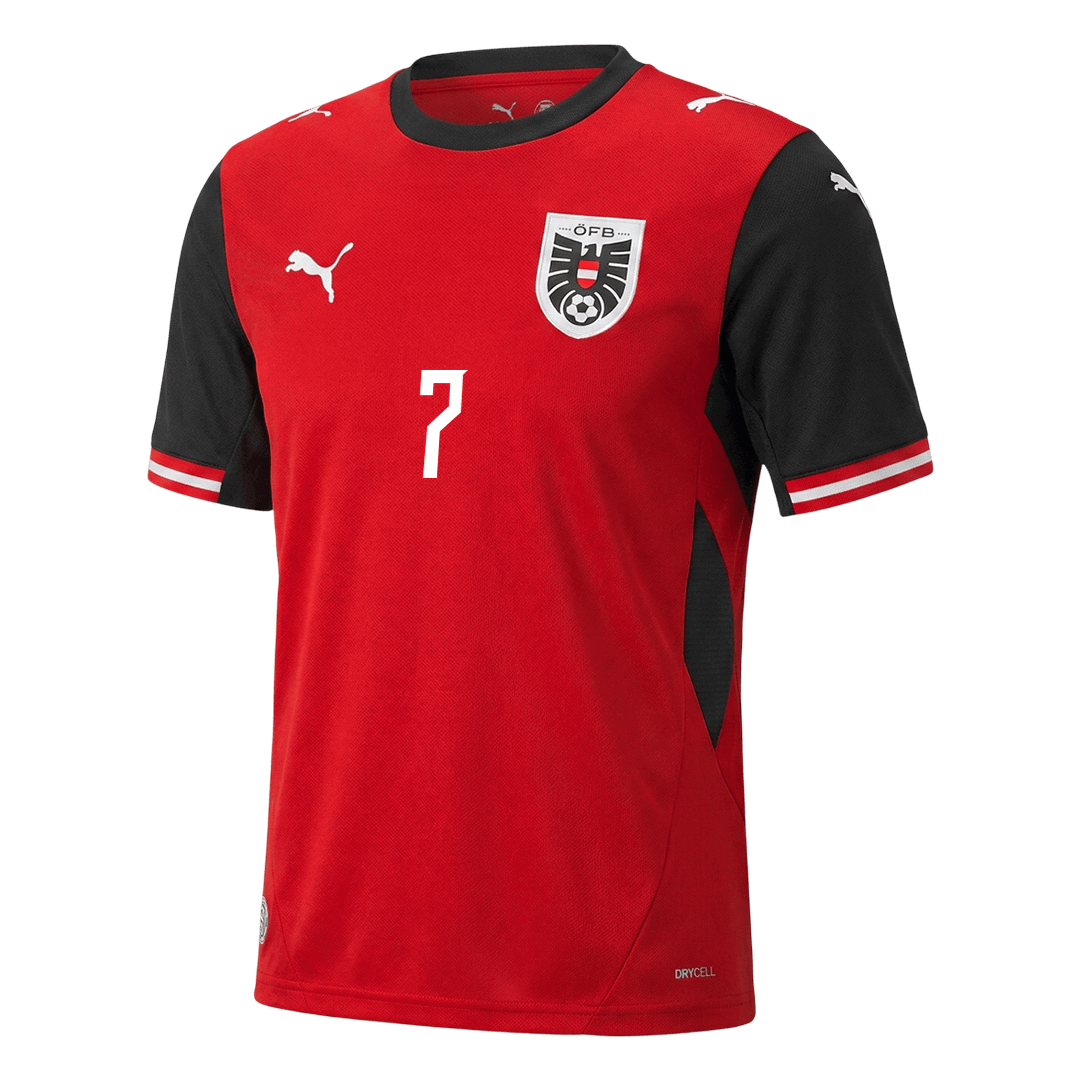 ARNAUTOVIC #7 Ausztria Hazai Mez Világbajnoki 2026 Piros