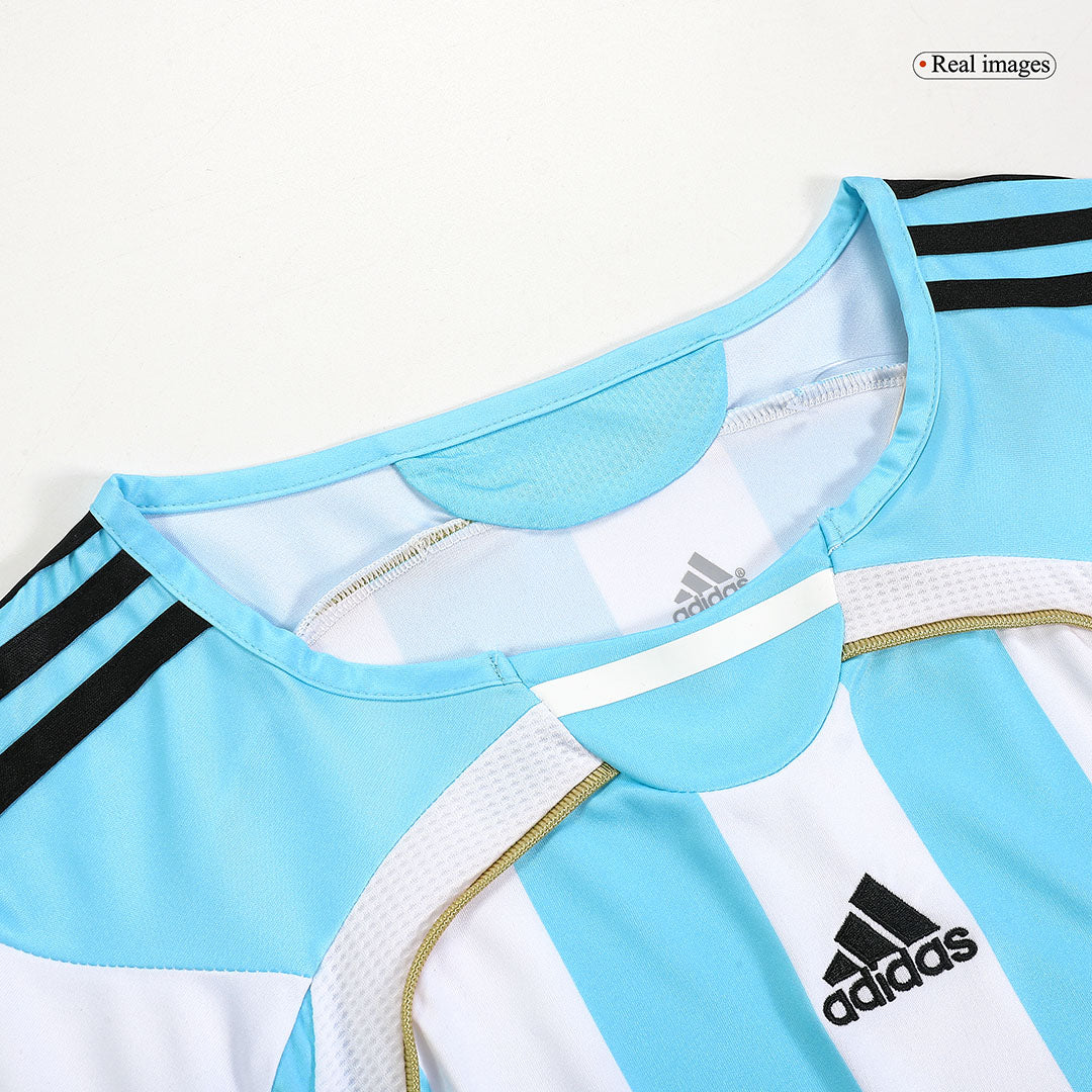 Vintage Soccer Jersey MESSI #19 Argentina Home 2006