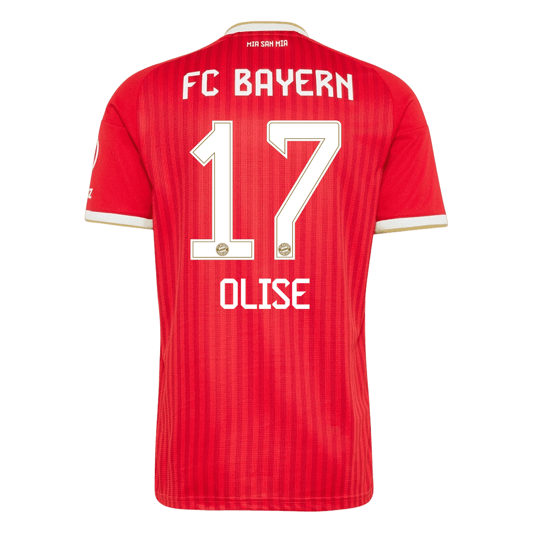 OLISE #17 Bayern Munich Hazai Mez 2026/27 Piros
