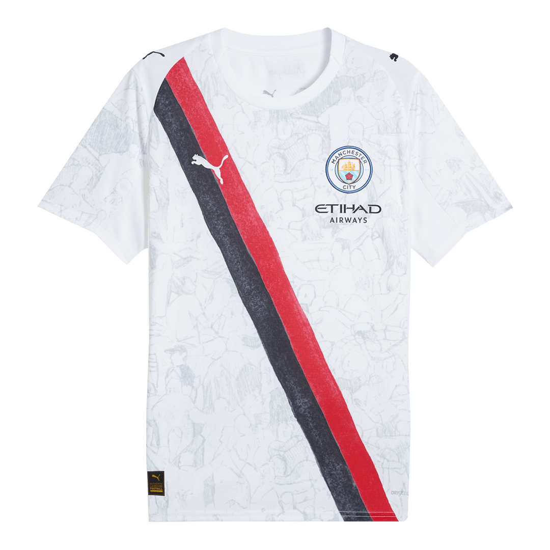 MARMOUSH #7 Manchester City Futball Mez 2025/26 Fehér