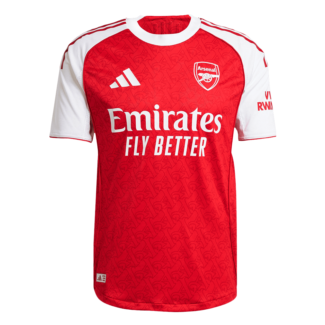 SAKA #7 Játékos Arsenal Otthoni Soccer Mez 2025/26 Piros