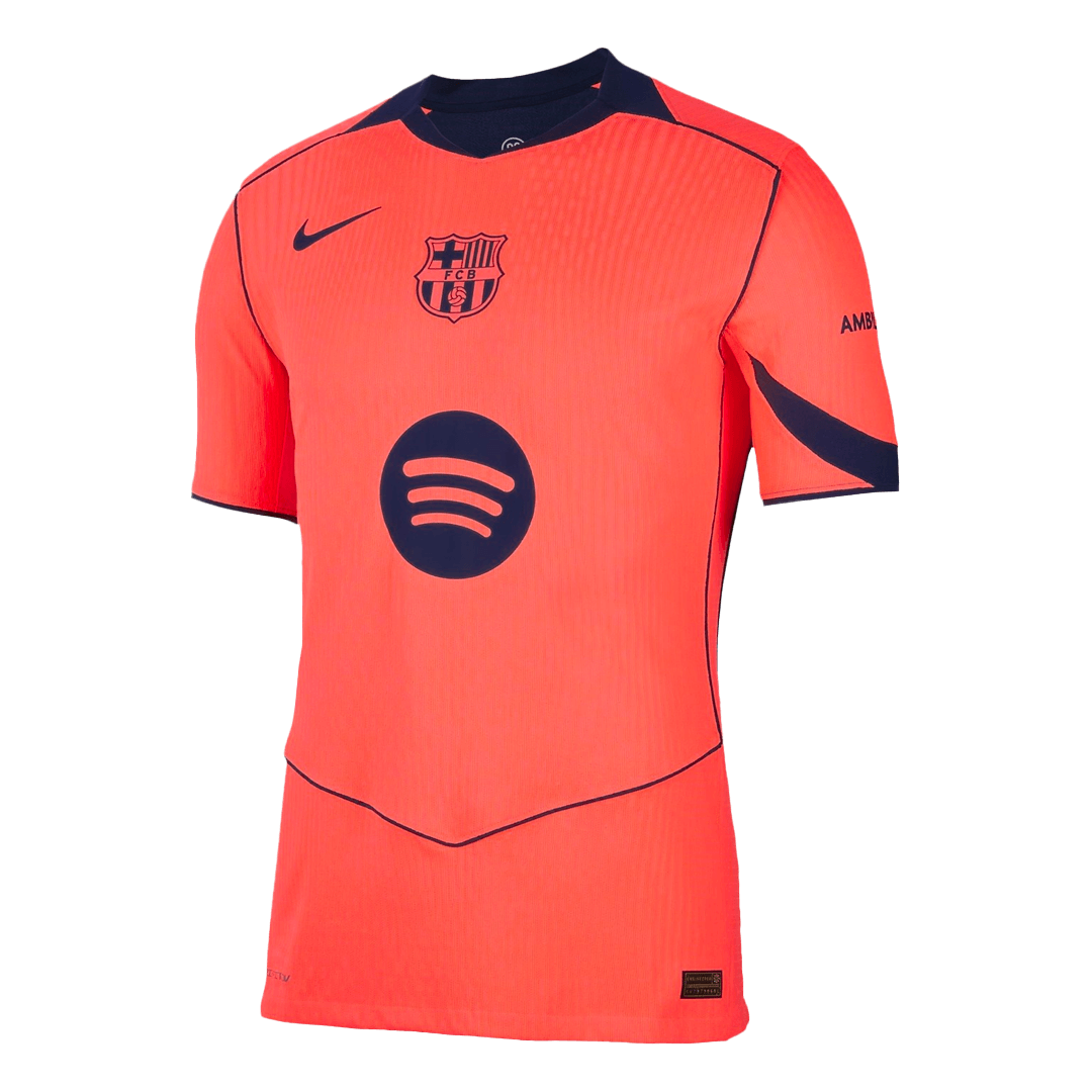 ROONY #28 Barcelona Játékos Idegenbeli Harmadik Mez 2025/26 Narancs