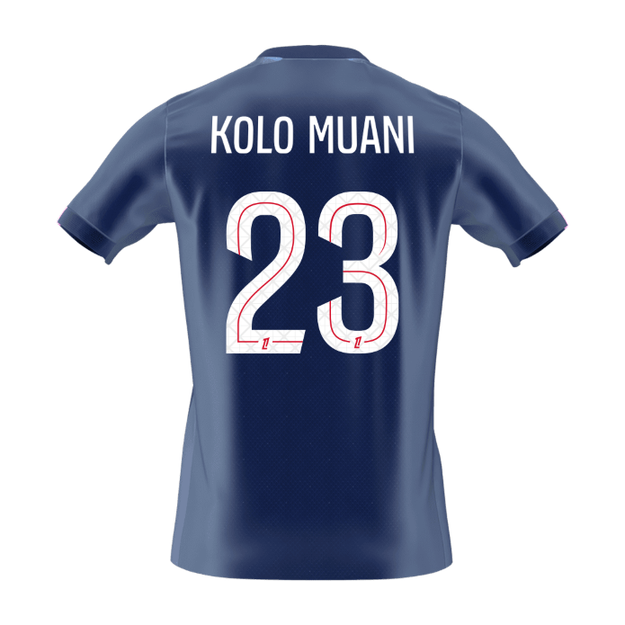 KOLO MUANI #23 PSG
Otthon Futball Mez 2025/26 Sötétkék