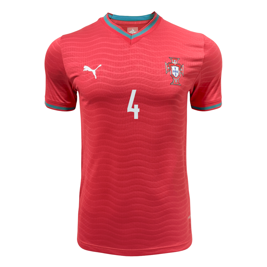 RÚBEN DIAS #4 Portugália Játékos Verzió Hazai Mez Világbajnoki 2026 Piros