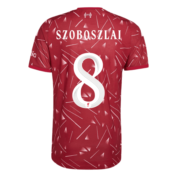 SZOBOSZLAI #8 Liverpool Játékos Verzió Hazai Mez 2026/27 Piros - UCL