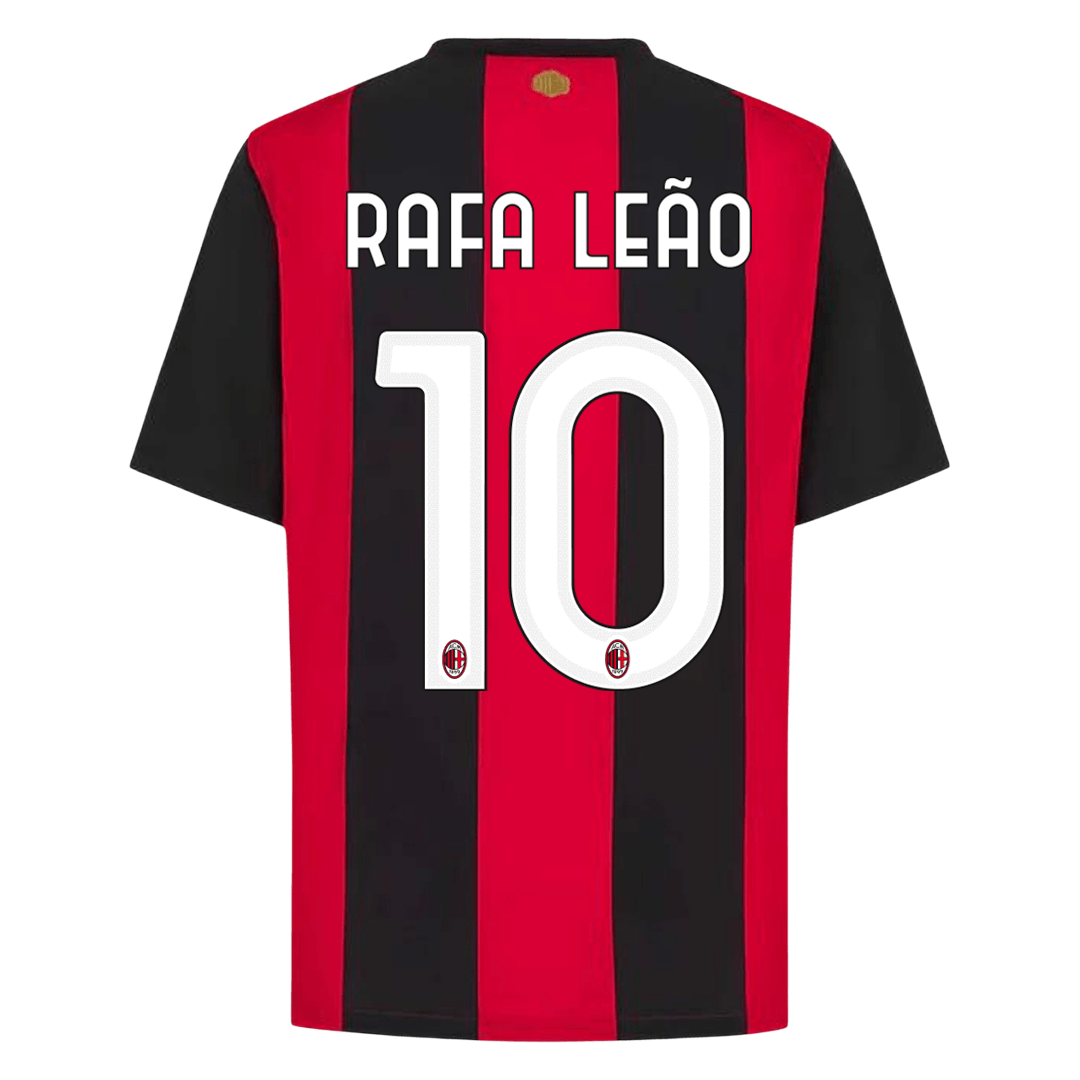 RAFA LEÃO #10 AC Milan Hazai Mez 2026/27 Piros&Fekete