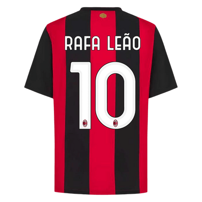 RAFA LEÃO #10 AC Milan Hazai Mez 2026/27 Piros&Fekete