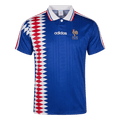 Franciaország Hazai Retro Futball Mez 1994 Kék