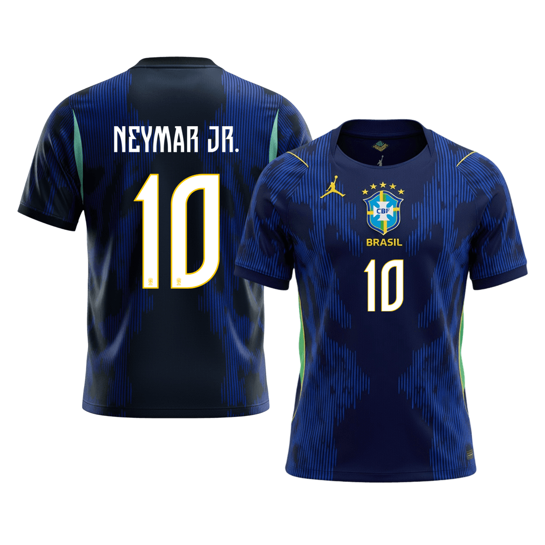 NEYMAR JR. #10 Brazília Idegenbeli Mez 2026 Sötétkék