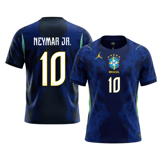 NEYMAR JR. #10 Brazília Idegenbeli Mez 2026 Sötétkék