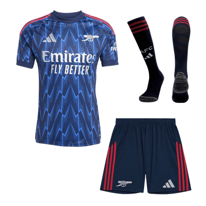 Arsenal Idegenbeli Mez Szett (Mez+Nadrág+Zokni) 2025/26 Kék