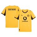 Borussia Dortmund Season Cup Rövid Ujjú Ing 2025/26 Sárga
