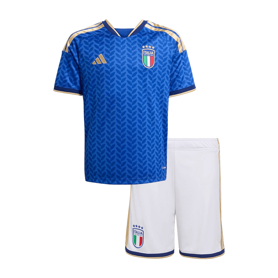 Italy Gyerek Hazai Mez Készlet(Mez+Nadrág) 2025/26 Kék
