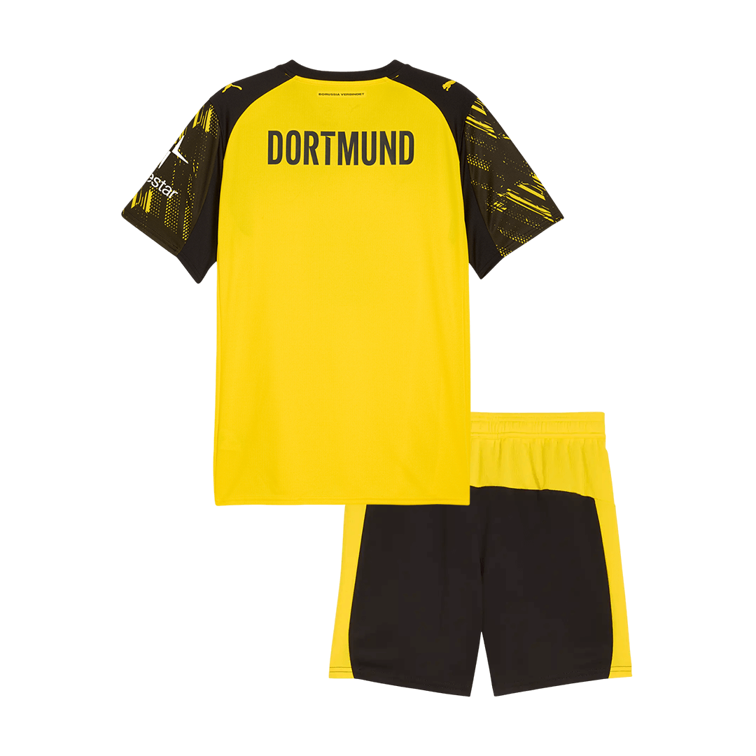 Borussia Dortmund Gyerek Hazai Mez Készlet(Mez+Nadrág) 2025/26 Sárga