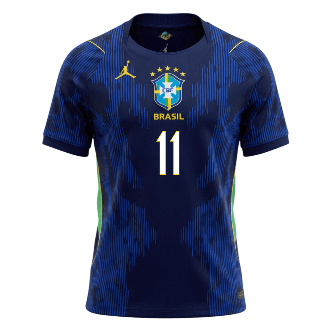 RAPHINHA #11 Brazília Idegenbeli Mez 2026 Sötétkék