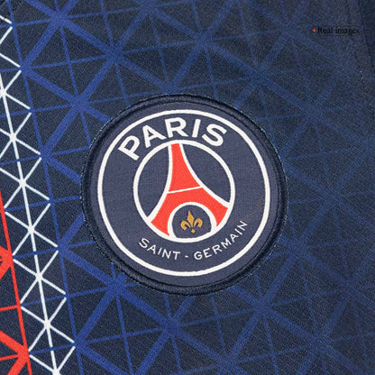 【Szuper Jó Minőségű】PSG Otthon Soccer Mez 2025/26 Haditengerészet