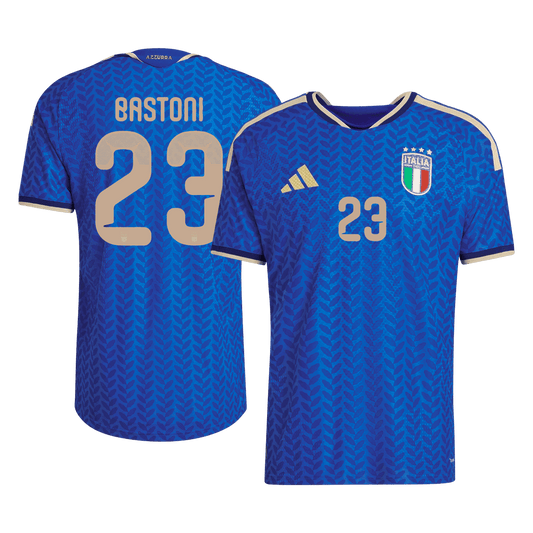 BASTONI #23 Italy Játékos Verzió Hazai  World Cup Mez 2026 Kék
