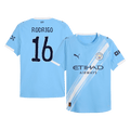 RODRIGO #16 Manchester City Játékos Otthon Mez 2025/26 Kék