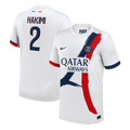 HAKIMI #2 PSG Idegenbeli Mez 2025/26 Fehér