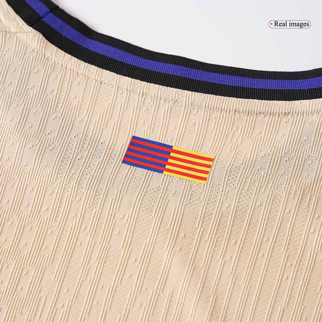 GAVI #6 Játékos Barcelona Idegenbeli Soccer Mez 2025/26 Sárga - UCL