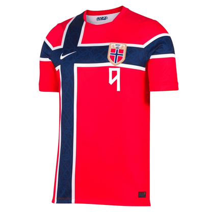 BRAUT HAALAND #9 Norvégia Hazai Világbajnoki Mez 2026