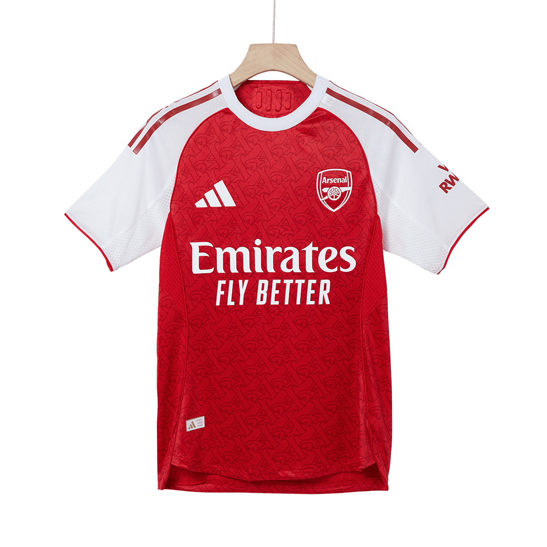 ØDEGAARD #8 Játékos Arsenal Otthoni Soccer Mez 2025/26 Piros