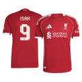 ISAK #9 Liverpool Játékos Otthoni Mez 2025/26 Piros - UCL