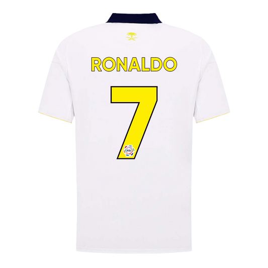 RONALDO #7 Al Nassr Idegen Harmadik 2025/26 Fehér futball mez