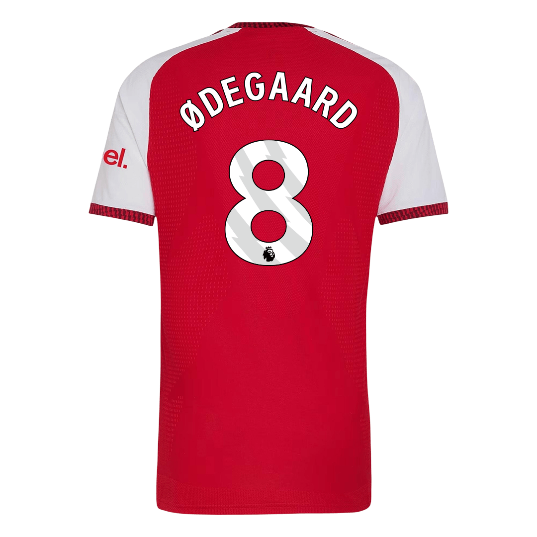 ØDEGAARD #8 Arsenal Játékos Verzió Hazai Mez 2026/27 Piros