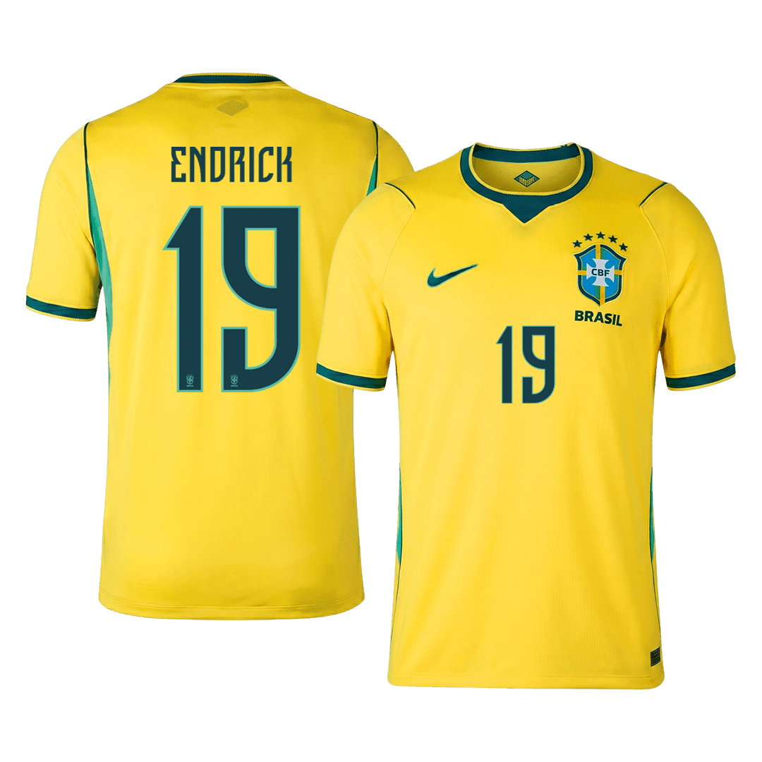 ENDRICK #19 Brazília Hazai Mez 2026 Sárga