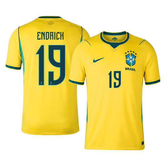 ENDRICK #19 Brazília Hazai Mez 2026 Sárga