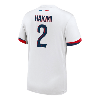 HAKIMI #2 PSG Játékos Idegenbeli Mez 2025/26 Fehér