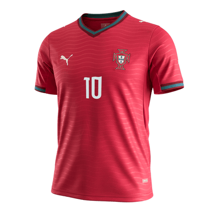 BERNARDO #10 Portugália Hazai Világbajnoki Mez 2026 Piros