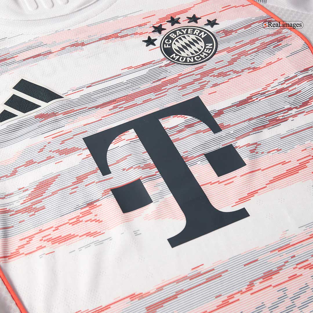 MÜLLER #25 Játékos Bayern Munich Idegenbeli Soccer Mez 2025/26 Fehér