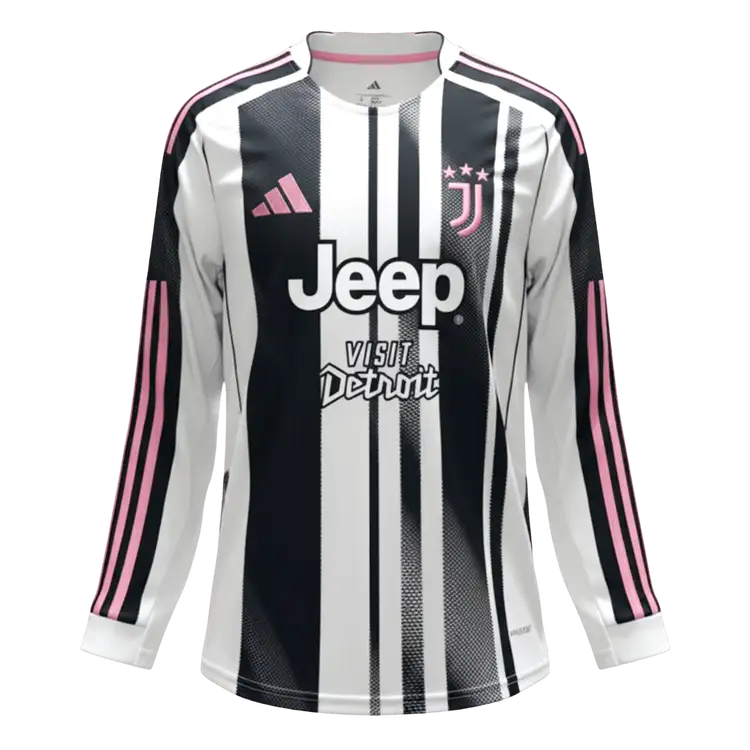 Juventus Hazai Hosszú Ujjú Mez 2025/26