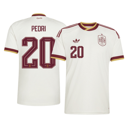 PEDRI #20 Spanyolország Idegenbeli Mez 2026 Fehér