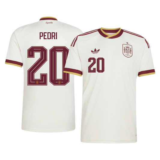 PEDRI #20 Spanyolország Idegenbeli Mez 2026 Fehér
