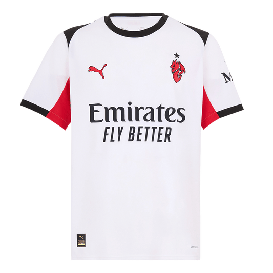 AC Milan Idegenbeli Soccer Mez 2025/26 Fehér